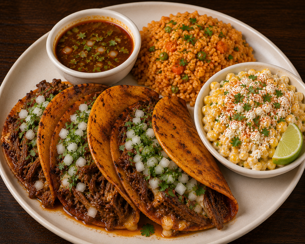 Birria Tacos Plate